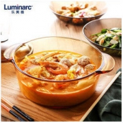 Luminarc 乐美雅 琥珀直烧锅套装 （ 2L 3L） 餐具十件套 手套 锅垫