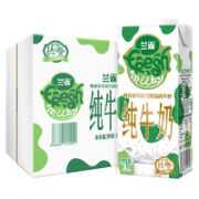 兰雀 唯鲜脱脂高钙纯牛奶 1L*6盒