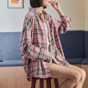 TONLION 唐狮 女士格子衬衫 6251200154363*3件