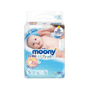 moony 畅透微风系列 婴儿纸尿裤 S84片
