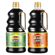 京东极速版：民谣嘉和 香醋1.28L+味鲜酱油1.28L  组合装