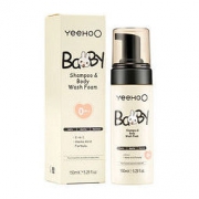 YEEHOO 英氏 婴儿泡泡洗发沐浴露温和氨基酸洁净二合一150ML