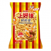 有券的上、plus会员：上好佳 Oishi 鲜虾条 80g/包*7件