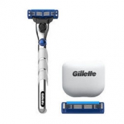 Gillette 吉列 锋速3突破 3层超薄刀片（1刀架2刀头+保护盒套装）