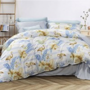 FUANNA 富安娜 夏梦 纯棉斜纹床品四件套 1.5m