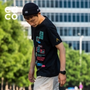 机能户外潮牌 艾德克EDCO  东京霓虹主题印花 男女纯棉T恤