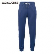 1日0点！JACK&JONES 杰克琼斯 220214504 男士拼接束脚运动裤