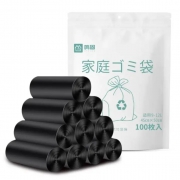 京喜app、有券的上:鸣固 平口垃圾袋100只装 中号加厚45cm*50cm*4卷 *2件