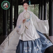 搭夫人 大家闺秀 明制秋冬长袄刺绣袄裙