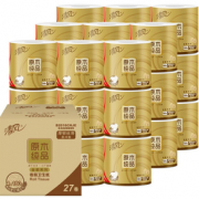 Breeze 清风 原木纯品金装系列 4层160g27卷（138mm*108mm）