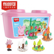 BLOKS 布鲁可积木 小猪佩奇IP系列 71009 佩奇的四季花园