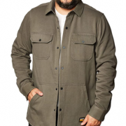 M码！Timberland PRO 添柏岚 Mill River 男士抓绒衬衫夹克A1VCQ  直邮含税到手￥325.49