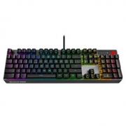 双11预售：ROG 玩家国度 游侠RX 104键 有线机械键盘 黑色 ROG光学红轴 RGB