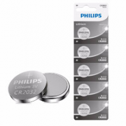 PHILIPS 飞利浦 CR2032 纽扣电池 5粒装