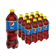 88VIP：pepsi 百事 可乐碳酸汽水饮料 1L*12瓶*2件（需凑单）