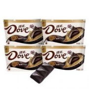双11预售：Dove 德芙 66%可可醇黑巧克力 252g*4盒