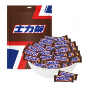 20点、88VIP：SNICKERS 士力架 花生夹心巧克力零食大礼包 1000g