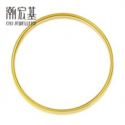 CHJ JEWELLERY 潮宏基 SDG30000637 纤丽足金手镯 约7.45g