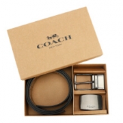 20日20点：COACH 蔻驰 男士PVC皮带 F22540 QBTN2