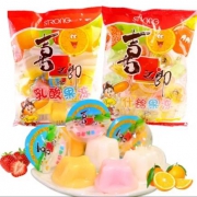 京喜：喜之郎 什锦果冻 360gX1包+乳酸360gX1包 2袋约34个
