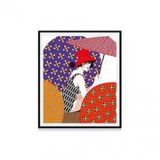 维格列艺术 Decue Wu《生活方式插图》38×45.5cm 纸本微喷 背景墙挂画