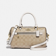PLUS会员：COACH 蔻驰 女士手提波士顿包 F83607 IMDQC