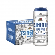 微信：青岛啤酒 11°全麦白啤 500ml*12听