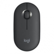logitech 罗技 Pebble 2.4G蓝牙 双模无线鼠标 1000DPI 石墨黑