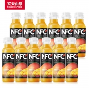 PLUS会员：NONGFU SPRING 农夫山泉 低温NFC果汁 300ml 芒果12瓶