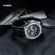 卡西欧 G-SHOCK 光动能不锈钢运动手表