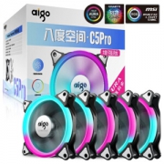 31日20点、亲子会员：aigo 爱国者 八度空间C5PRO套装 机箱风扇 110mm RGB