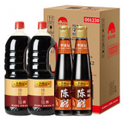 LEE KUM KEE 李锦记 锦珍生抽1.45kg*2瓶+醇酿陈醋410ml*2瓶