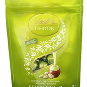 Lindt 瑞士莲 Lindor 开心果巧克力球 独立包装的巧克力球 带有入口即溶的馅料，1袋装(1 x 1kg)