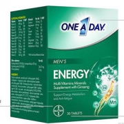拜耳旗下 One A Day 男抗疲劳复合维生素片 30粒