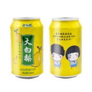 森山兔 东北大白梨老式汽水330ml*12罐