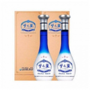 YANGHE 洋河 梦之蓝M1-45度500mL×2瓶 洋河酒厂直营 绵柔型白酒