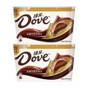 Dove 德芙 丝滑牛奶巧克力 252g*2碗 碗装