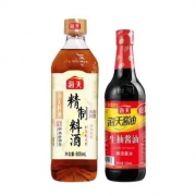 京喜app:海天精制料酒800ml+生抽酱油500ml
