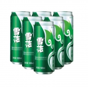 京喜app：雪花啤酒 清爽 8度 500ml*6听