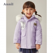 双11预售：Annil 安奈儿 TM045458 儿童中长款羽绒服