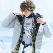 百亿补贴！Meters bonwe 美特斯邦威 115784 男士轻薄连帽羽绒服