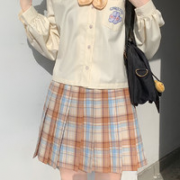 小乔酱 jk制服 垂耳兔 百褶格裙