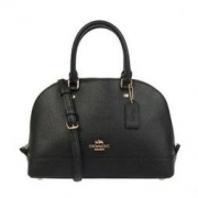 20日20点：COACH 蔻驰 F27591 -IMBLK 女士牛皮手提包