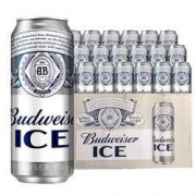 双11预售：Budweiser 百威 冰啤 500ml*18瓶*2件