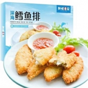 PLUS会员：xianbaike 鲜佰客 深海鳕鱼排 330g*5件