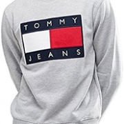 Tommy Hilfiger 汤米·希尔费格 Tommy Jeans 男士旗帜圆领卫衣 S码 到手￥211.74
