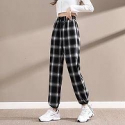 JEANSWEST 真维斯 女款格子束脚裤 EY-13-251006