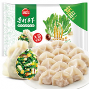 有券的上！思念 手打天下 荠菜罗汉笋水饺 600g 30只