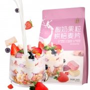 老金磨方 酸奶果粒烘焙麦片 300g*3件