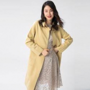 双11预售：GLORIA  歌莉娅  女士翻领直身型外套  198S6E370